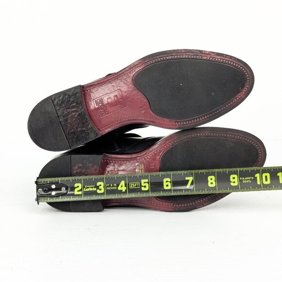 Emanuele Crasto All Leather Black Buckle Ankle Boots 38 (7.5) - Picture 5 of 7